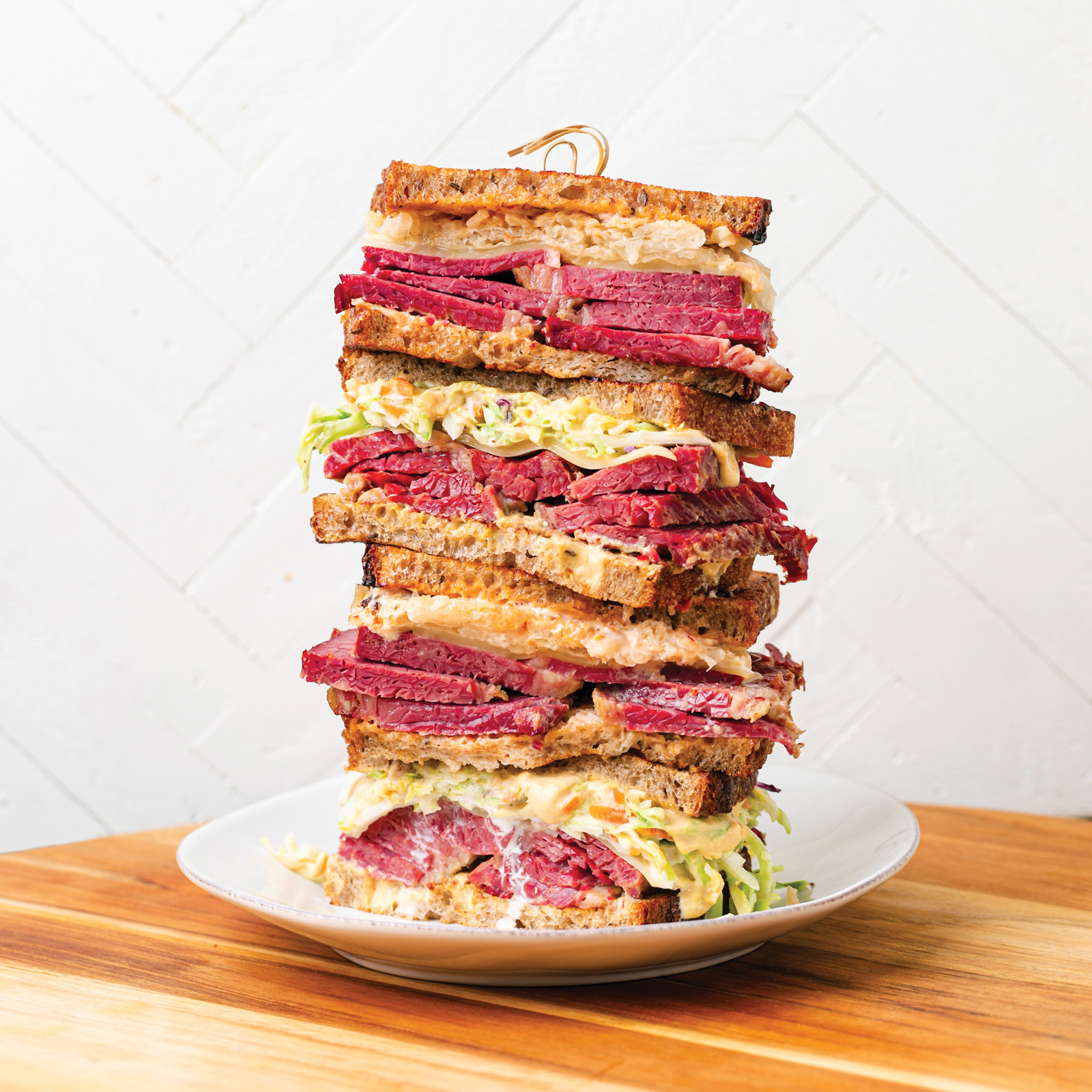 Stack of Corned Beef