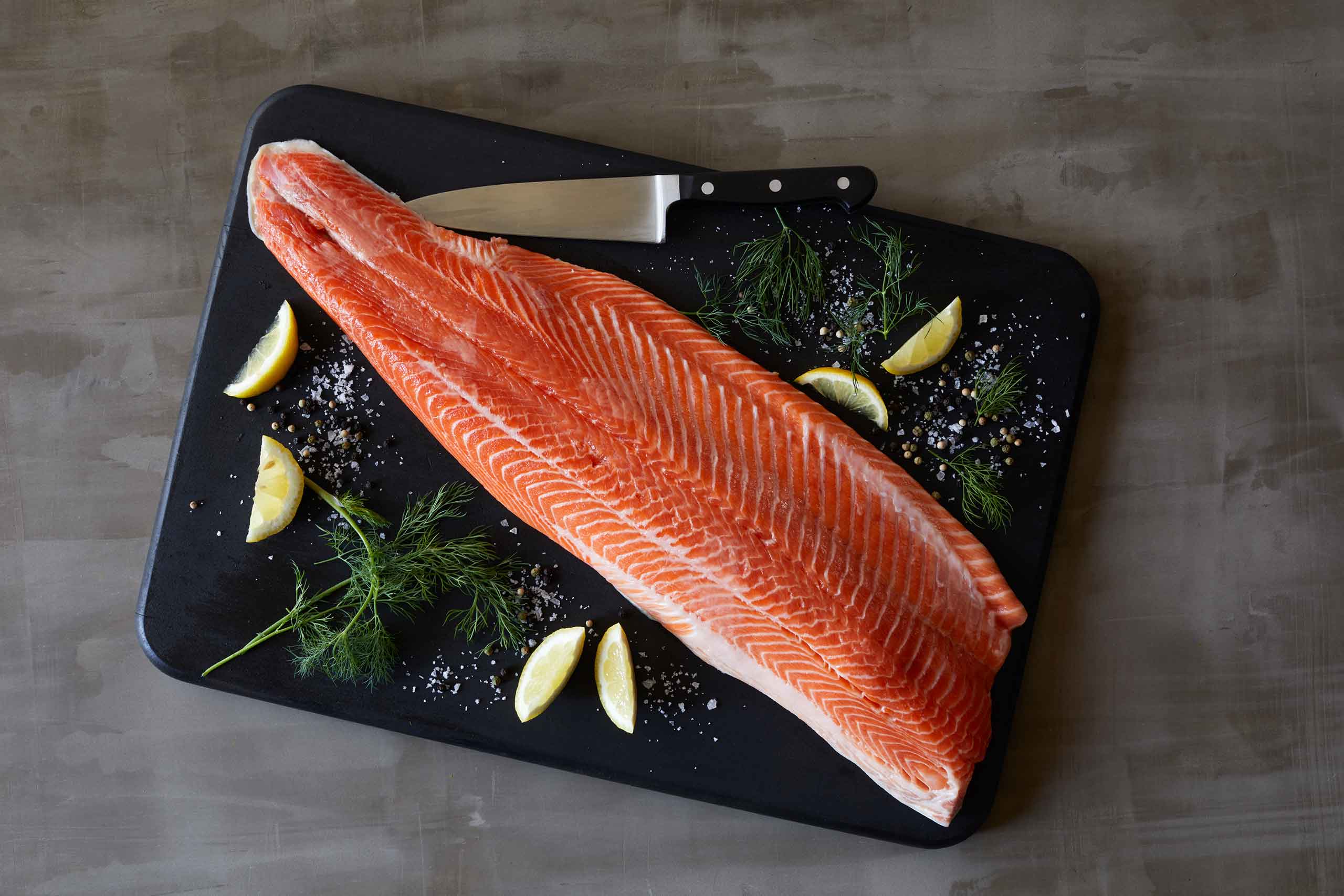 Fresh Loch Etive Steelhead Trout Fillet