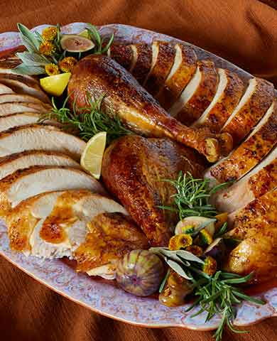 sliced turkey